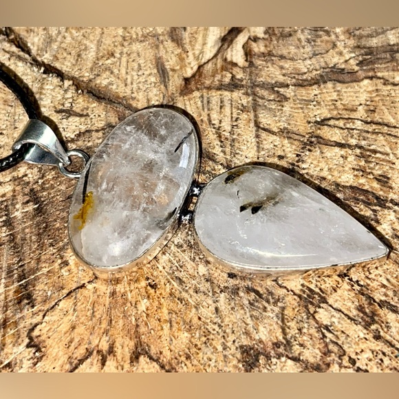 Rutilated Quartz Pendant 2 1/2” - Picture 2 of 8